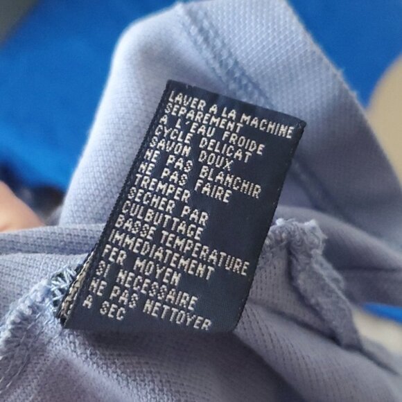 VTG Tommy Hilfiger Vintage Baby Blue Polo Size XL - Picture 12 of 12